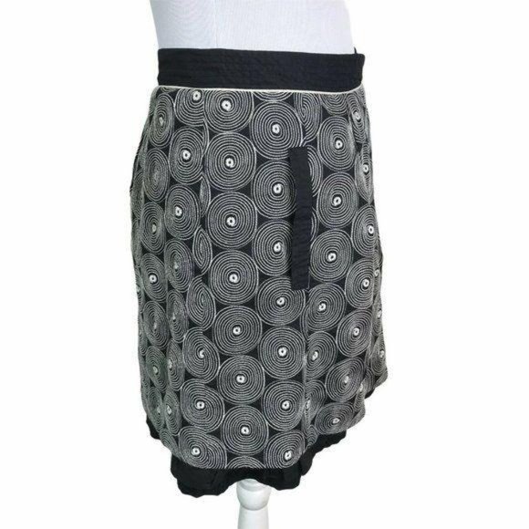 Anthropologie Floreat Embroidered Layered Skirt - Picture 5 of 9